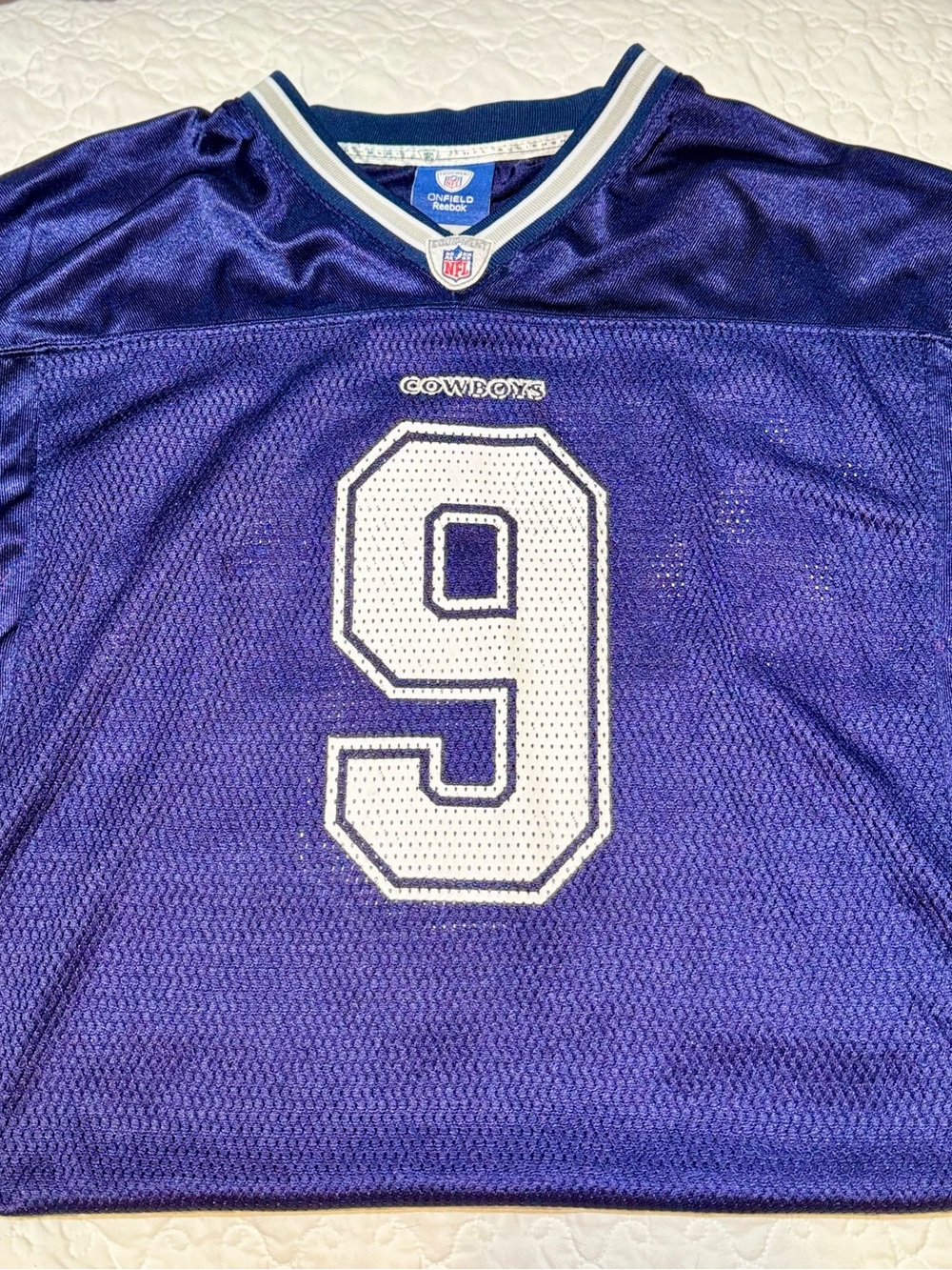 Dallas Cowboys Tony Romo #9 Reebok Onfield Jersey Youth XL 18-20